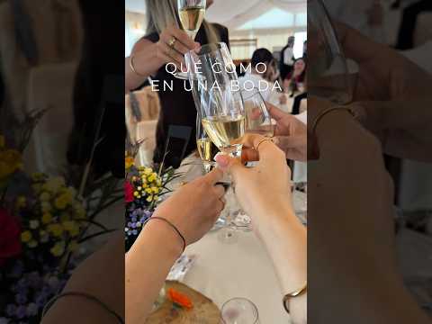 Qué como en una BODA 💒💗 #asmr #quecomoenunaboda
