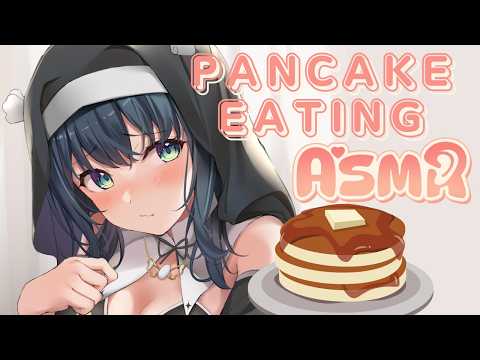 Pancake Eating ASMR  I HATE PANCAKES $11,503 Audio【ASMR KU100】