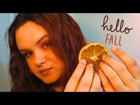 COZY autumn TINGLE TEST | all orange triggers for fall