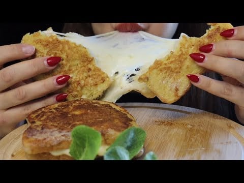 ASMR EXTREMELY CHEESY FRENCH TOAST CHEESE PULL MUKBANG #asmr #mukbang #cheesy #frenchtoast #cheese