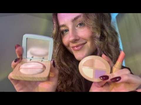 ASMR Wooden Tools Makeup Roleplay 💄 Soft Spoken Personal Attention, Brushing, & Visual Triggers