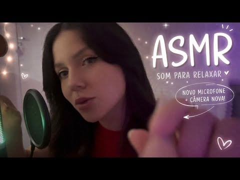 Vocês pediram..EU VOLTEI! 🎤 ASMR com Setup NOVO ( relaxante ) 