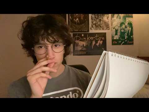 ASMR Guy In The Back Of The Class Doodles You | Soft Spoken 💤
