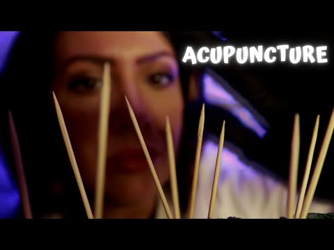 💤ASMR MEDICAL - roleplay acupunture visage - layered sound et chuchotement