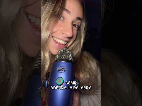 ASMR ADIVINA LA PALABRA💙 #asmr #relax #mouthwhisper #argentina
