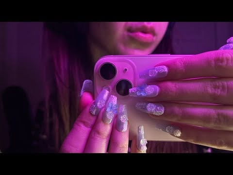 [ASMR - No Talking] Mouth Sounds + phone tapping 😴 