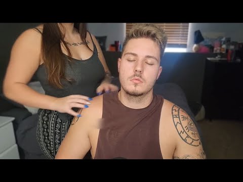 ASMR- Scalp, Skin & Shirt Scratching!!