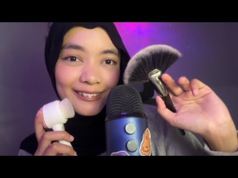 ASMR Brushing on You — with Blowing Mic & Bird Sounds🕊️