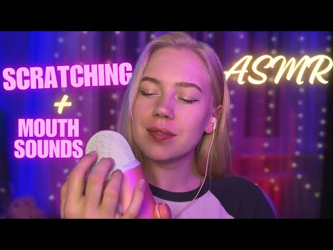 ASMR mouth sounds and scratching | #asmrminuha #asmr