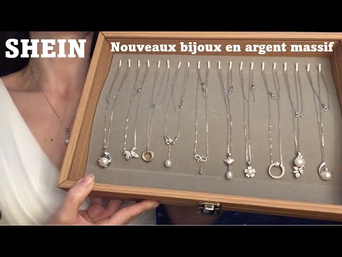 ASMR * Unboxing SHEIN bijoux en argent et découverte de ce métal