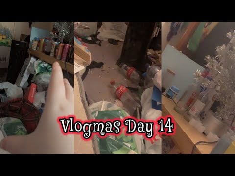 Vlogmas Day 14 - Cleaning My Depression Pit So I Can Decorate