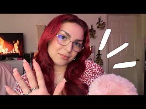 ASMR ☆ 🩷 unpredictable fast hand & mouth sounds (dry + wet) 🩷