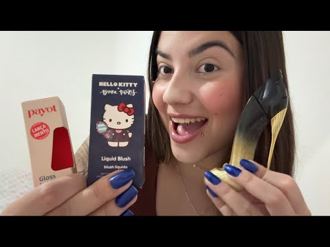 ASMR caseirinho meus presentes de natal e aniversário 