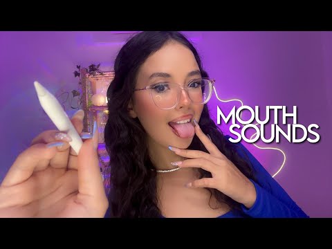 ASMR - 1H SONS DE BOCA 👄🪼 | desenhando em você (mouth sounds)
