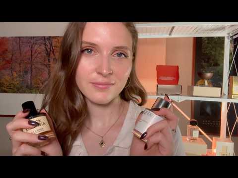 ASMR The Perfume Boutique  (glass tapping, plastic binder)