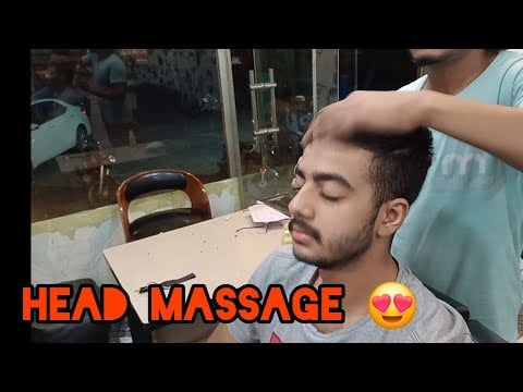 Sleepy head massage by barber Ali