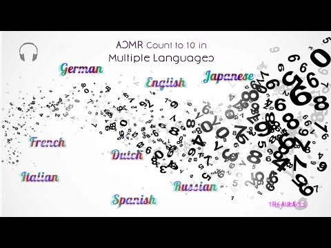 Count to 10  [ASMR] ★ Multiple Languages ★ [softly spoken] [Binaural]