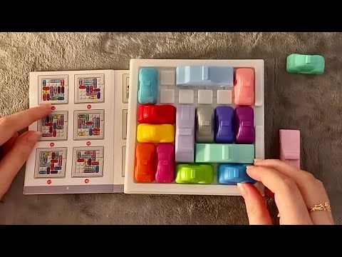NEW!!!🚦 ASMR - Playing Rush Hour / traffic JAM - Clicky Whispers