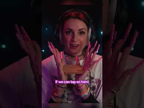 ASMR - Can I tap until my nails fall off? #shorts