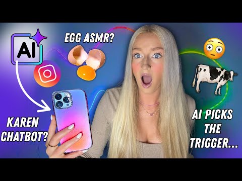 AI Controls My ASMR Video 🤖💤(Things get WEIRD….😅) It picks SUPER TINGLY Triggers! 