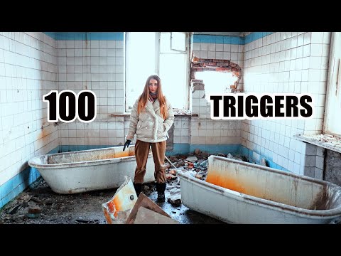 ASMR 100 TRIGGERS ABANDONED PLACES | АСМР 100 триггеров в ЗАБРОШКЕ | Заброшенные места