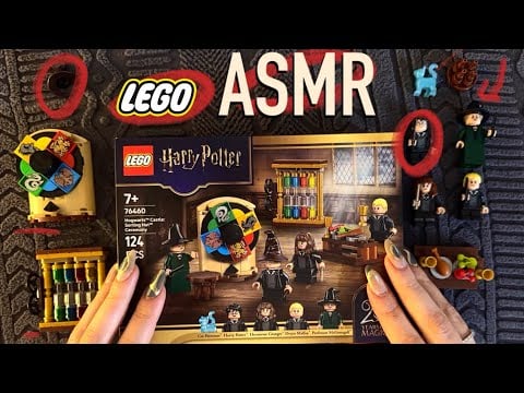 😴 ASMR LEGO Harry Potter 🪄 Satisfying Clicky Bricks & Deep Relaxation