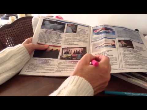 ASMR page flip with some highlighting, no talking.