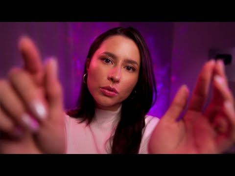 ASMR Hand sounds & Plucking Negative Energy for sleep ✨🤏 Gentle, Mouth sounds, Crystal tapping, +