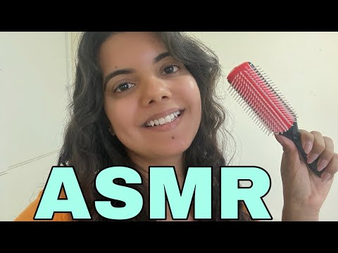 ASMR: finalizando meu cabelo ONDULADO 👩🏽‍🦱