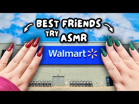 Public ASMR Besties Try ASMR (For The First Time)