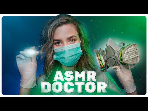 АСМР ДОКТОР, МЕДИЦИНСКИЙ ОСМОТР ГЛАЗ, КОЖИ, ASMR DOCTOR ROLEPLAY MEDICAL EYE, SCALP SKIN EXAM FACIAL