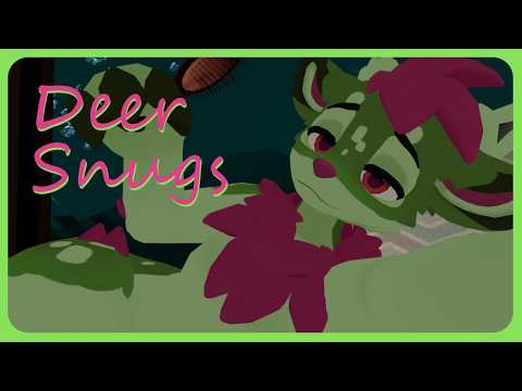 Furry ASMR | Deer snuggles with Nixie | brushing and breathing sounds