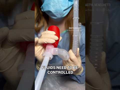 Fluids 💦 are very important in the clinic #medicalexam #latex