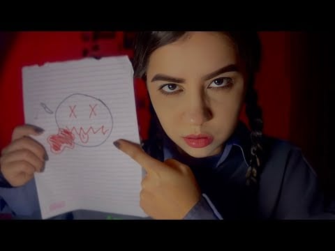 ASMR - WANDINHA ADDAMS TE EXAMINANDO 🧐