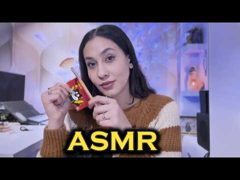 I do nothing but you fall asleep/ASMR mix-triggers (gum chewing, brush, lotion)