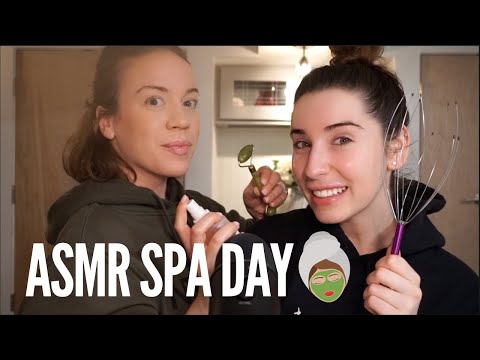 ASMR Spa Treatment for Relaxation (Facial Massage & Jade Roller)