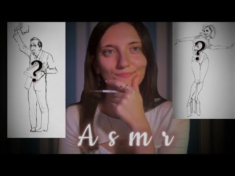 INDOVINA IL PERSONAGGIO! | ASMR *SoftSpoken, Tracing* 🤔😴