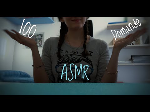 Rispondo a 100 domnde su di me! ASMR😴 *Whispering*