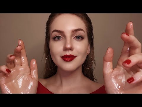 ASMR Oil Face, Neck and Back Massage