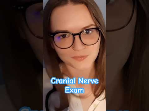 CRANIAL NERVE EXAM 🩺 ASMR ROLEPLAY #asmr #shorts