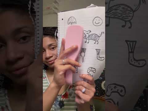 ASMR - Brushing Paper