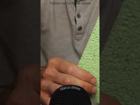 ASMR Quick Finger Presses Onto Sponge #short