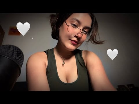 ASMR ¿Estás cansado? ♥ Recuéstate en las piernas de esta chica ♡.♡ | Te doy un masaje con crema 