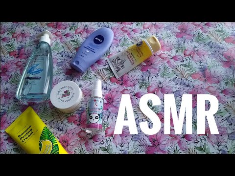 АСМР ✨ МОЯ УХОДОВАЯ КОСМЕТИКА │ASMR whispering, tapping