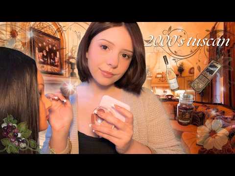 (asmr) 2000's tuscan mom does ur makeup for prom🍷🍇🏺(soft spoken + unintentional)