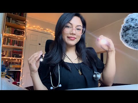 ASMR~ Cranial Nerve Exam for Sleep and Relaxation