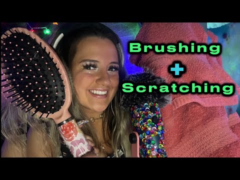 Towel Brushing, Sequins, Fluffy Mic Scratching, Mic Scratches, Mouth Sounds, Ring Sounds!