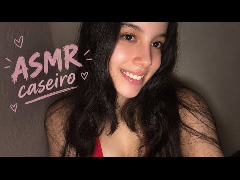 ASMR Caseirinho de tapping e sons de boca ❤️