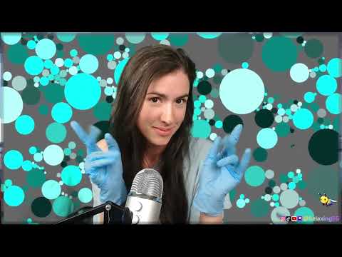 ASMR - Blue Gloves Mic Rubs