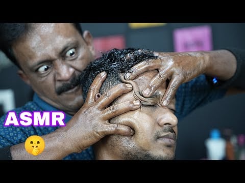 sssshhh - Big Eye Barber Here | ASMR Neck Cracking Ear Cracking Head Massage By Big Eyes Barber